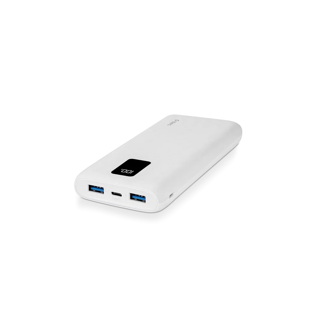 

Портативный аккумулятор (Powerbank) TTEC Powerslim Trio Lcd, 10000 мА·ч, 2xUSB, 2.1А, Type-C, QC, PD, белый (2BB202B), Powerslim Trio Lcd
