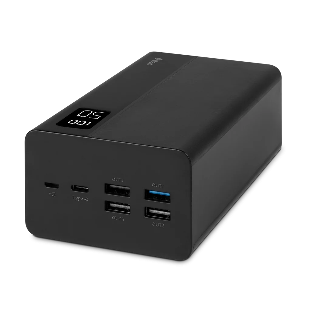 

Портативный аккумулятор (Powerbank) TTEC ReCharger Mega LCD, 50000 мА·ч, 4xUSB, 3А, Type-C, QC, PD, черный (2BB197S), ReCharger Mega LCD