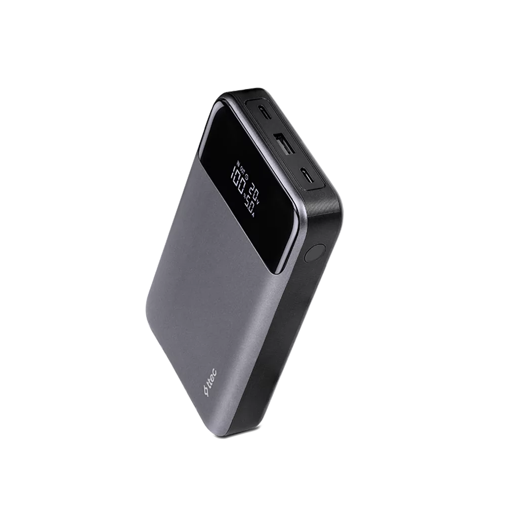 

Портативный аккумулятор (Powerbank) TTEC ReCharger Pro LCD, 20000 мА·ч, 1xUSB, 5А, Type-C, QC, PD, серый космос (2BB218UG), ReCharger Pro LCD