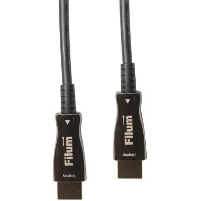 

Кабель HDMI(19M)-HDMI(19M) v2.0 4K, 10 м, черный Fillum (FL-AOC-HDMI2.0-10M)