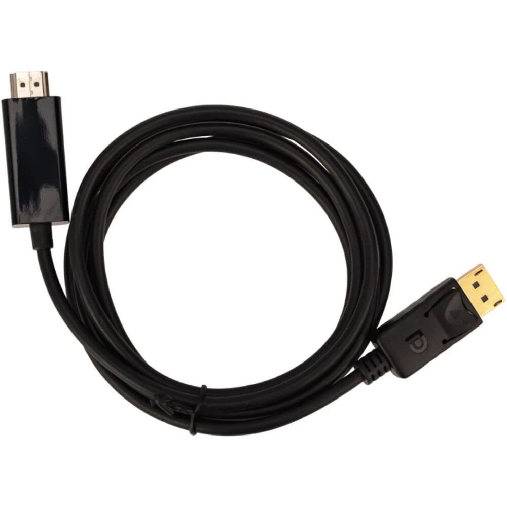 

Кабель DisplayPort(19M)-HDMI(19M), 1.8 м, черный REXANT (17-6502)
