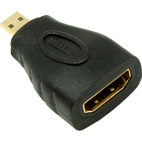 

Переходник (адаптер) Micro HDMI(19M)-HDMI(19F) v2.0, черный NETLAN (EC-HD20CB-AD-BK-10)