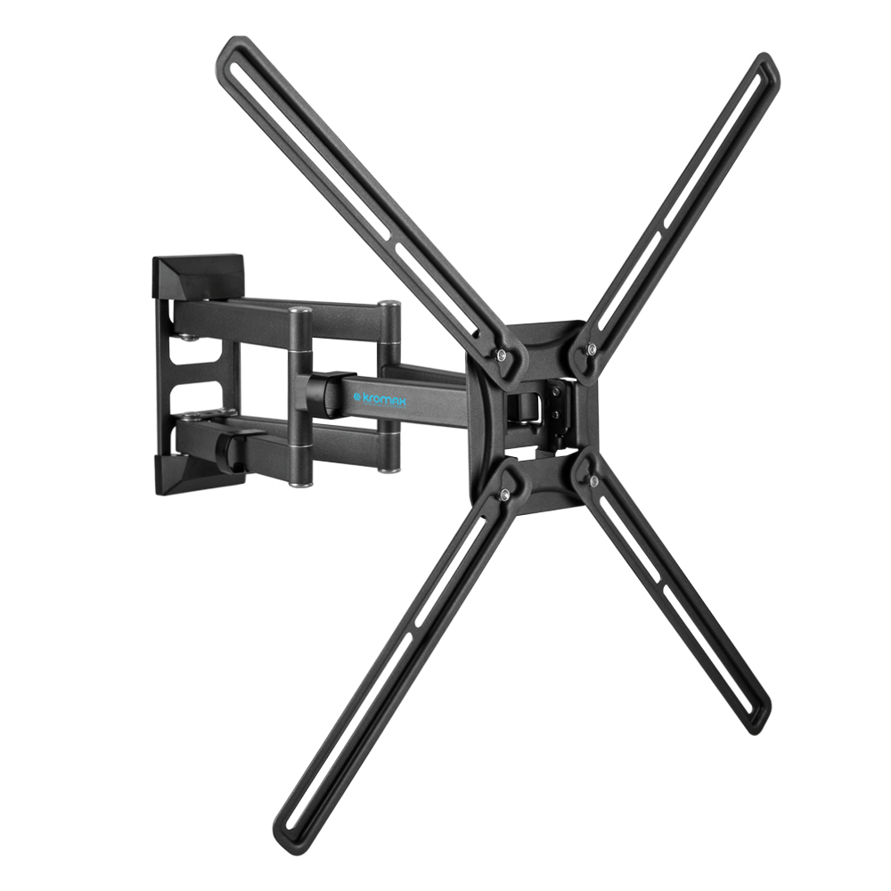 

Кронштейн настенный для телевизоров KROMAX CORBEL-12, 32"-75", VESA 200x200мм-600x400мм, наклонный, поворотный, до 45 кг, титан (90596), CORBEL-12