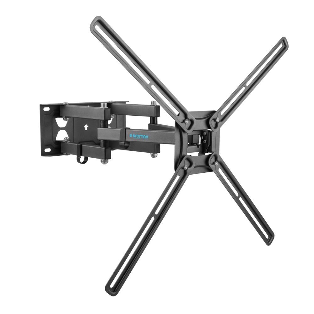 

Кронштейн настенный для телевизоров KROMAX CORBEL-9, 32"-75", VESA 200x200мм-600x400мм, наклонный, поворотный, до 55 кг, титан (90593), CORBEL-9