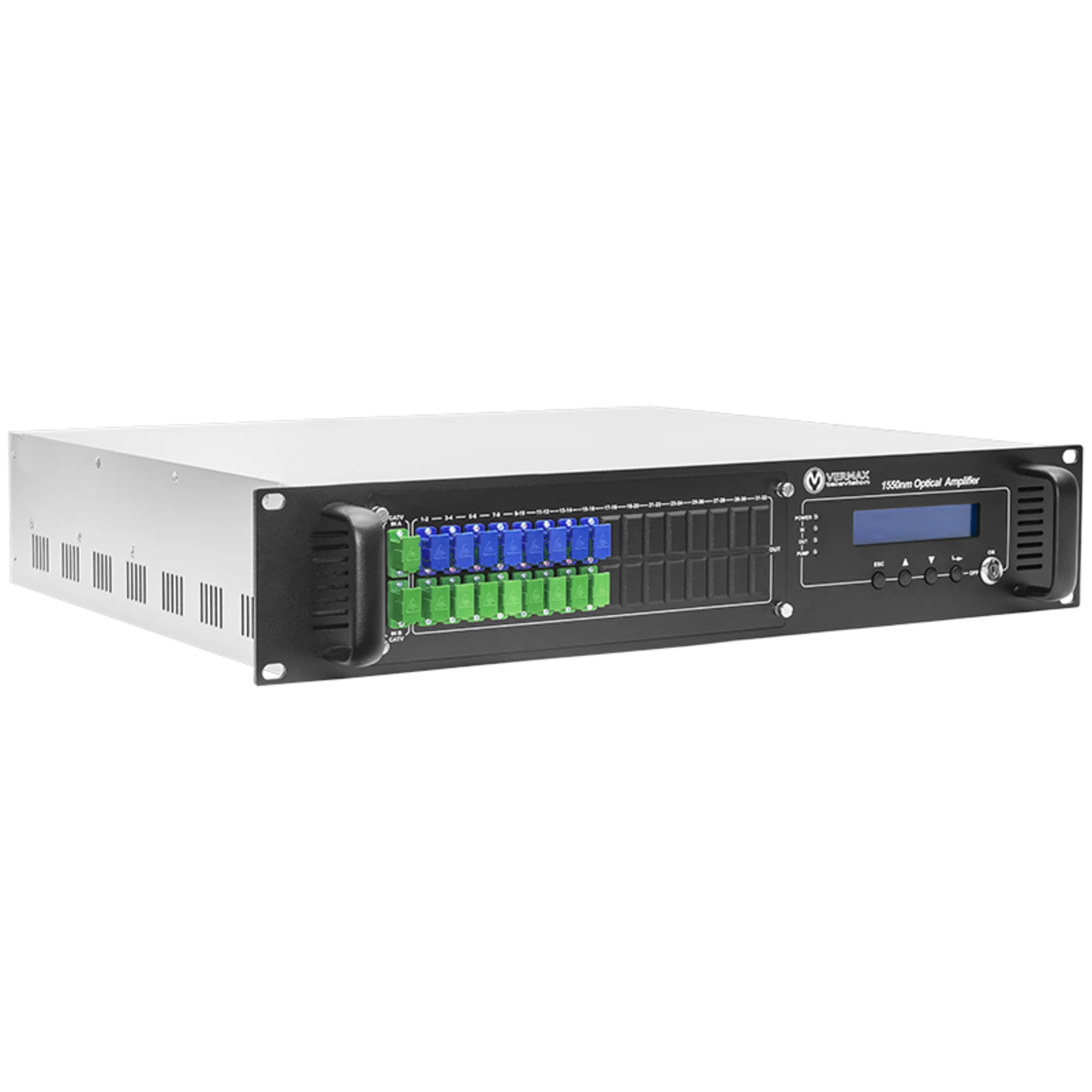 

Оптический усилитель VERMAX MLP-16x21 SP, для сетей КТВ, 2 входа, 16*21dBm выхода, WDM фильтр PON, серый (Vermax-MLP-16x21 SP), MLP-16x21 SP