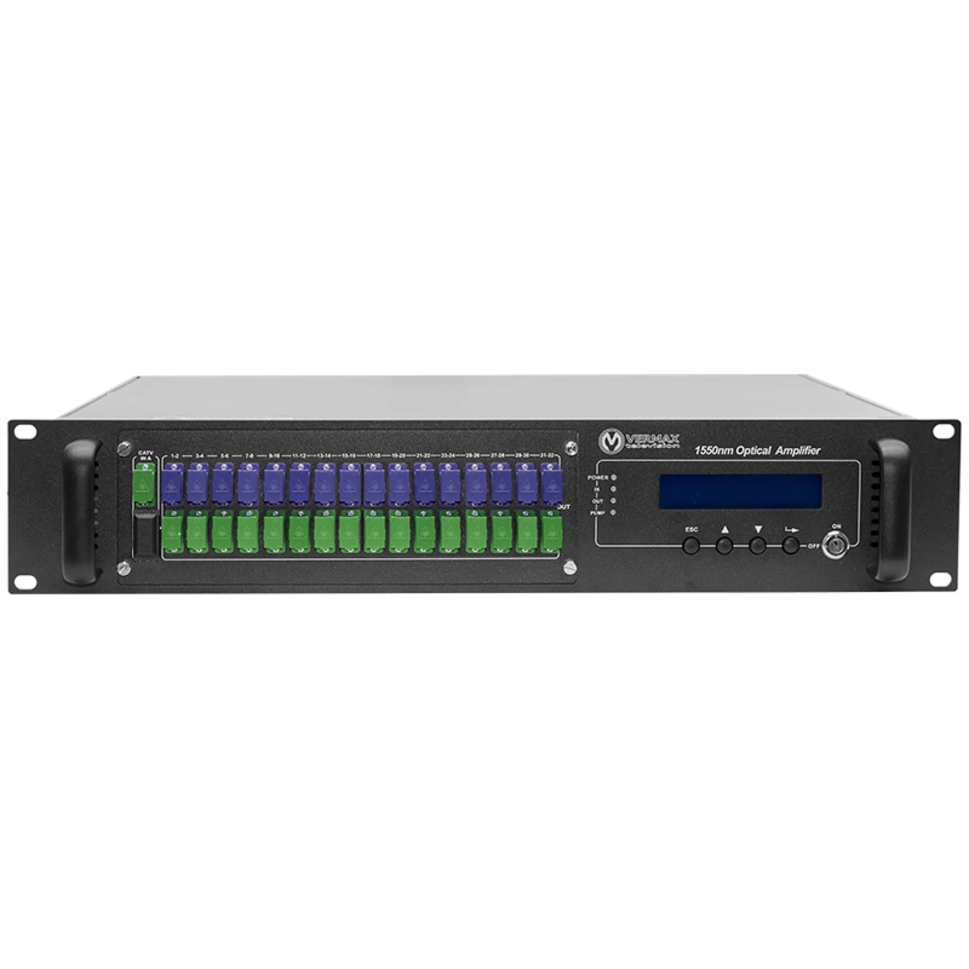 

Оптический усилитель VERMAX MLP-32x20 P, для сетей КТВ, 32*20dBm, WDM фильтр PON, серый (Vermax-MLP-32x20 P), MLP-32x20 P
