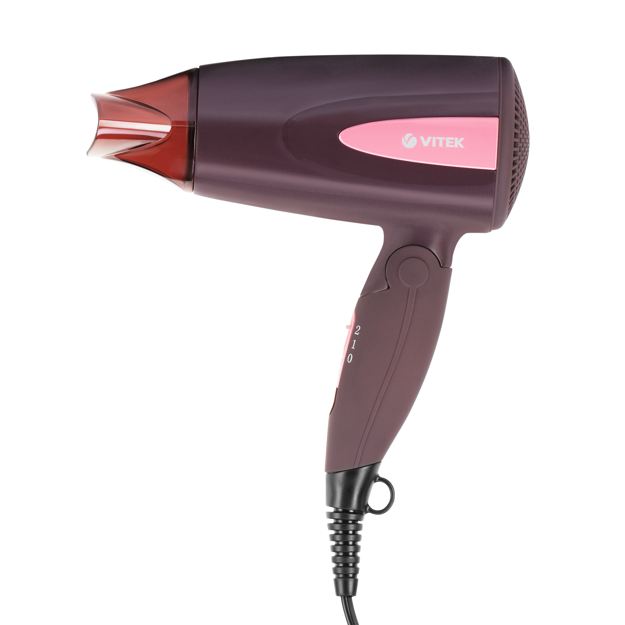 Фен Vitek VT-2261 1.3 кВт, режимов: 2, насадок: 1