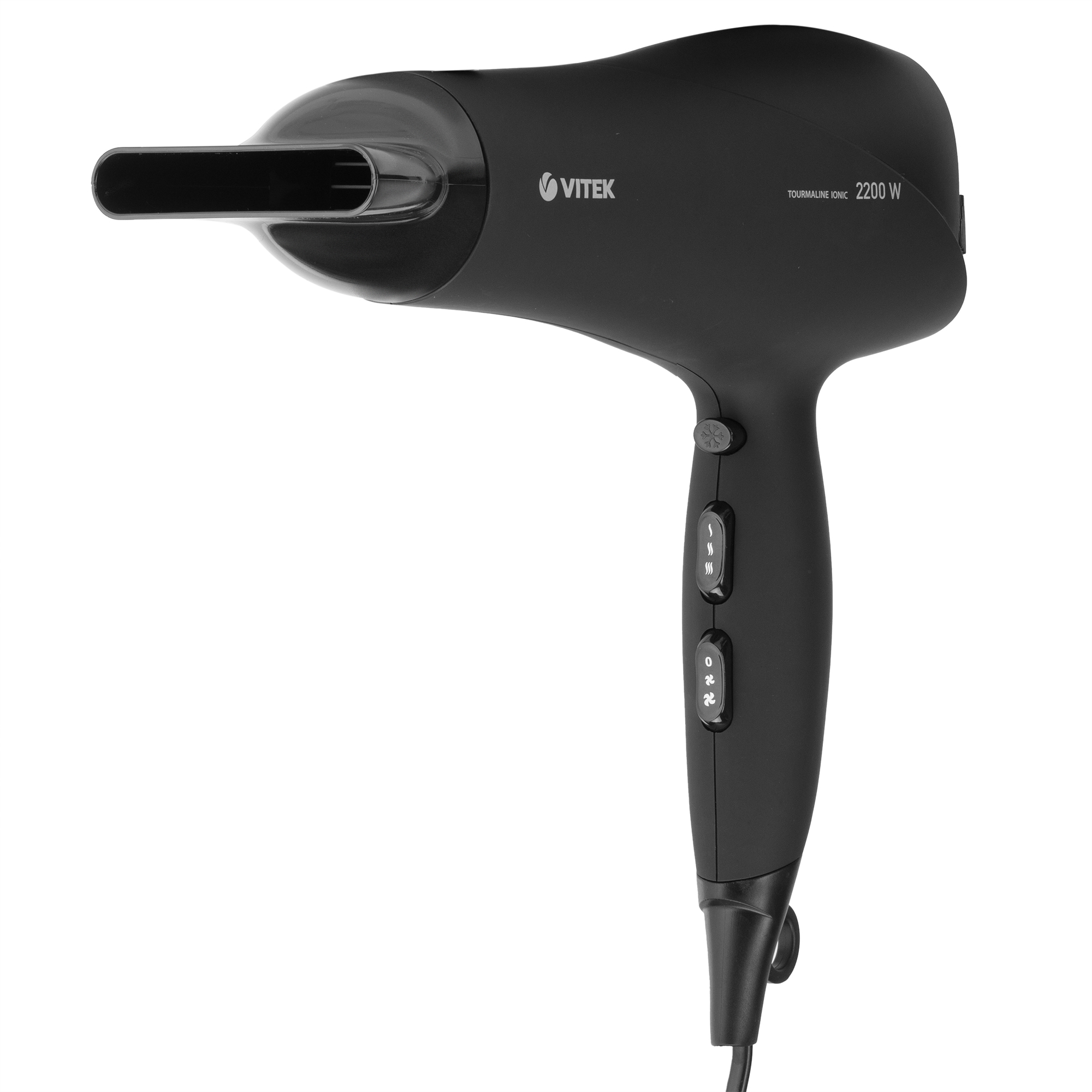 

Фен Vitek VT-8208 2.2 кВт, режимов: 3, насадок: 1, черный/красный, VT-8208