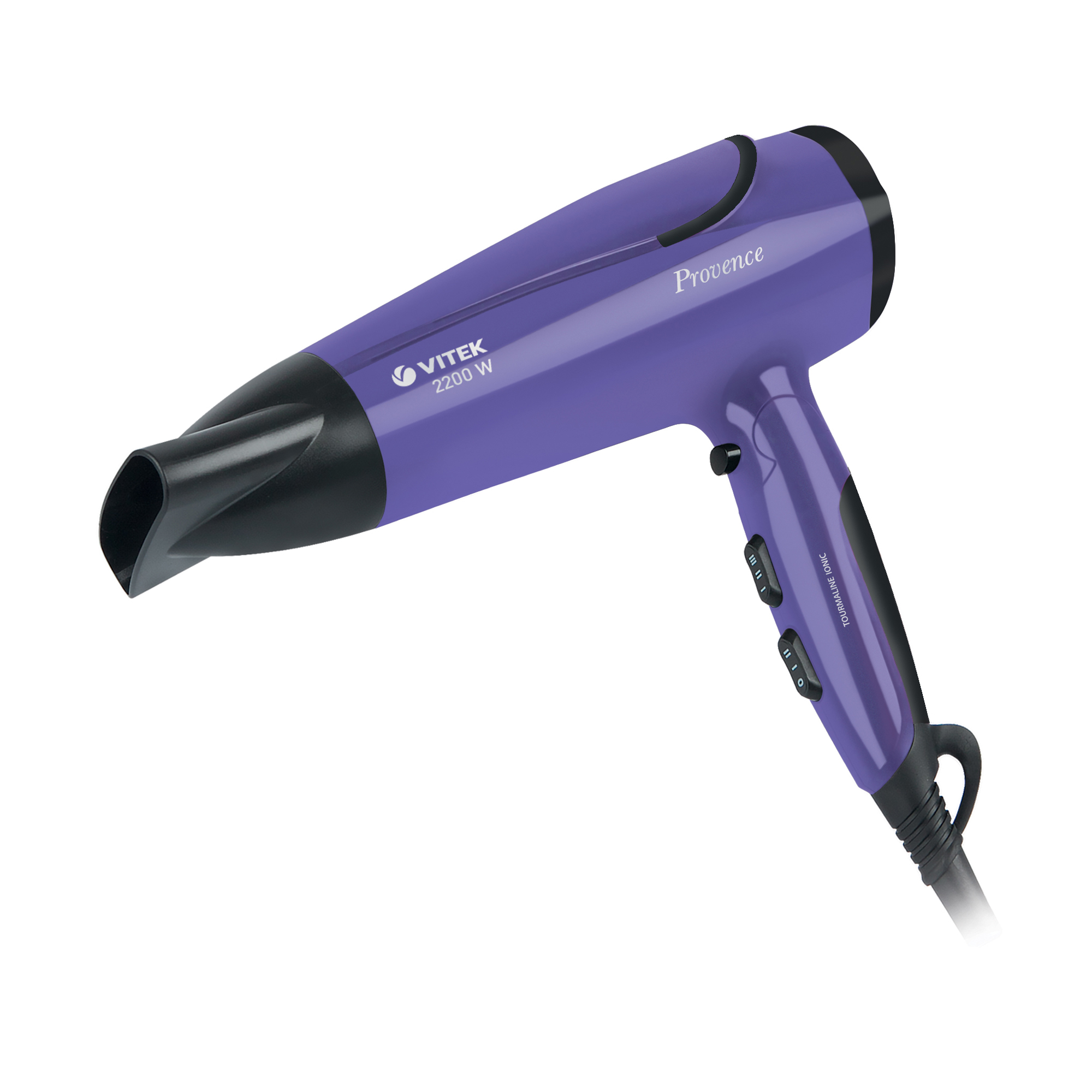

Фен Vitek VT-8225 2.2 кВт, режимов: 2, насадок: 1, фиолетовый, VT-8225