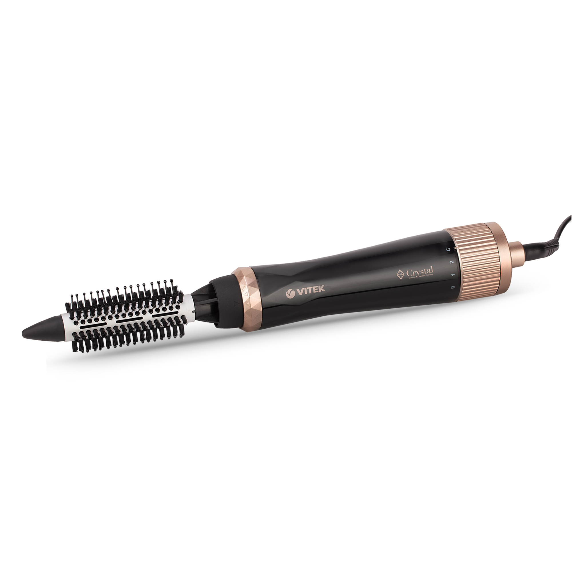 Фен-щетка Vitek VT-8243 1 кВт, режимов: 2, насадок: 2