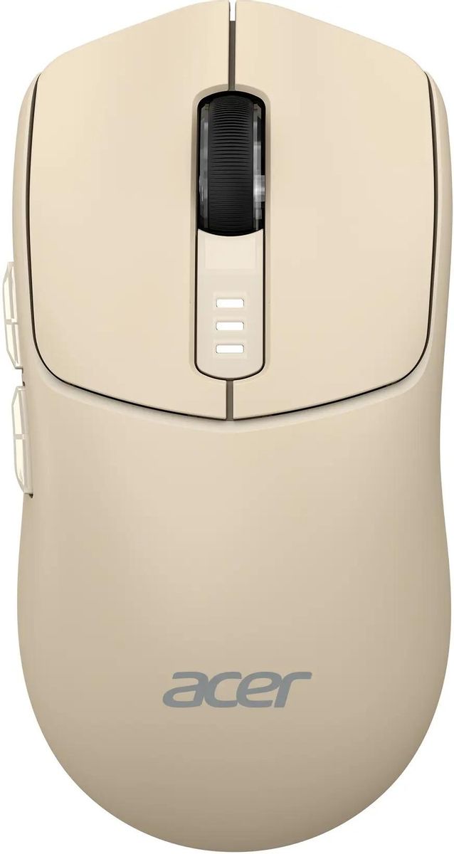 

Мышь беспроводная ACER OMR312, 3200dpi, оптическая светодиодная, Bluetooth/Радиоканал, бежевый (ZL.MCECC.037), OMR312