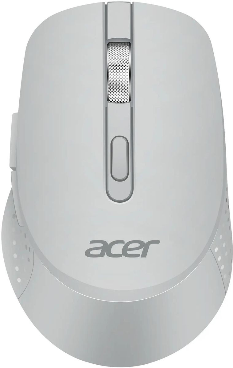 Мышь беспроводная ACER OMR310 1600dpi оптическая светодиодная BluetoothРадиоканал светло-серый ZLMCECC033 1425₽