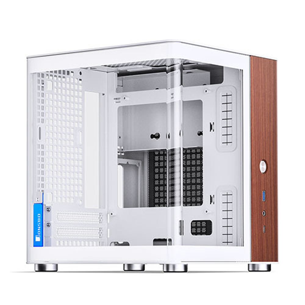 

Корпус JONSBO TK-0, Mini-ITX, Cube-Case, USB 3.0, USB Type-C, белый, без БП (TK-0), TK-0