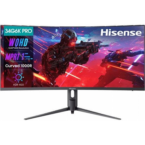 Монитор 34" Hisense 34G6K-PRO черный
