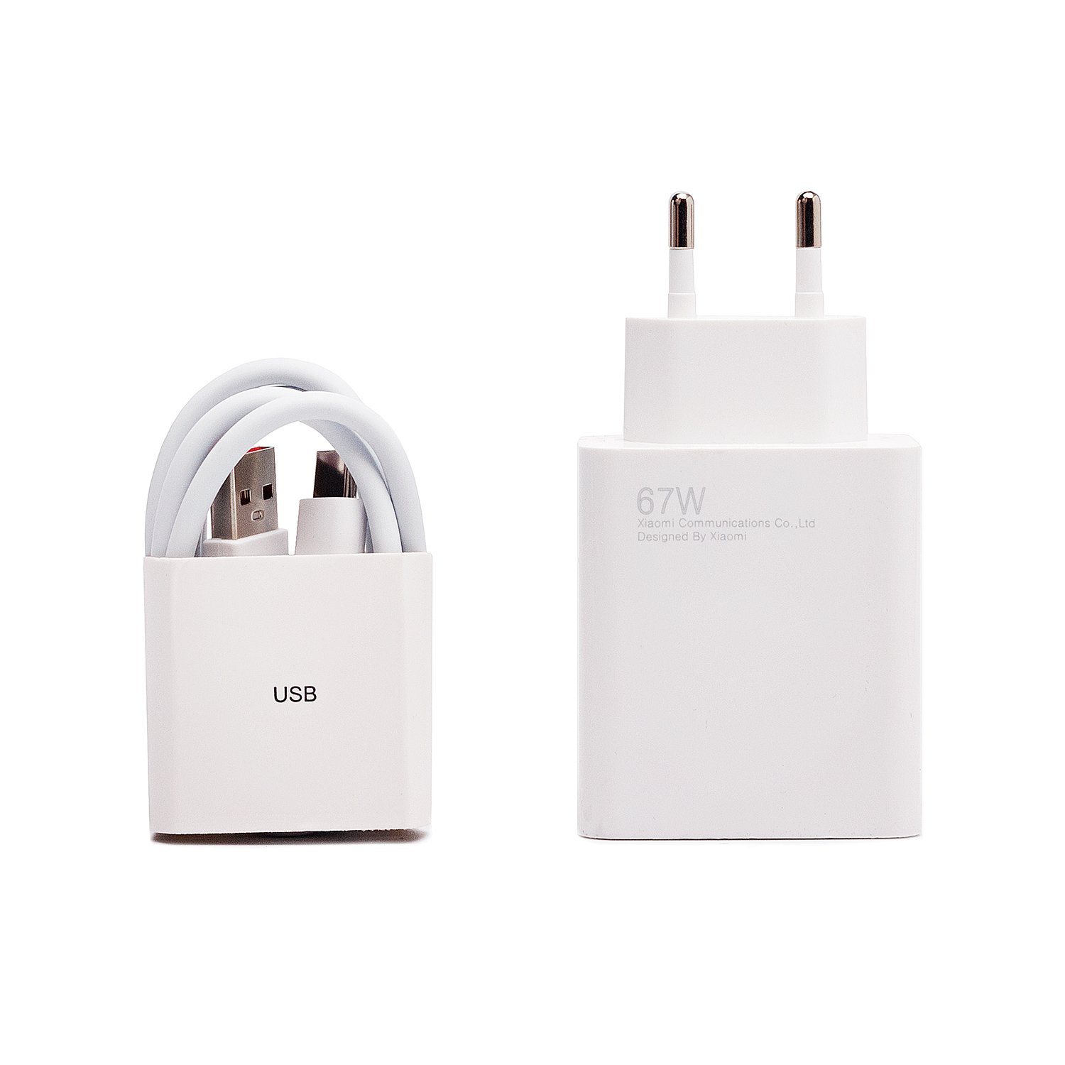 

Сетевое зарядное устройство ORG 67 Вт, USB, EU, белый (221949), кабель USB Type A/USB Type C