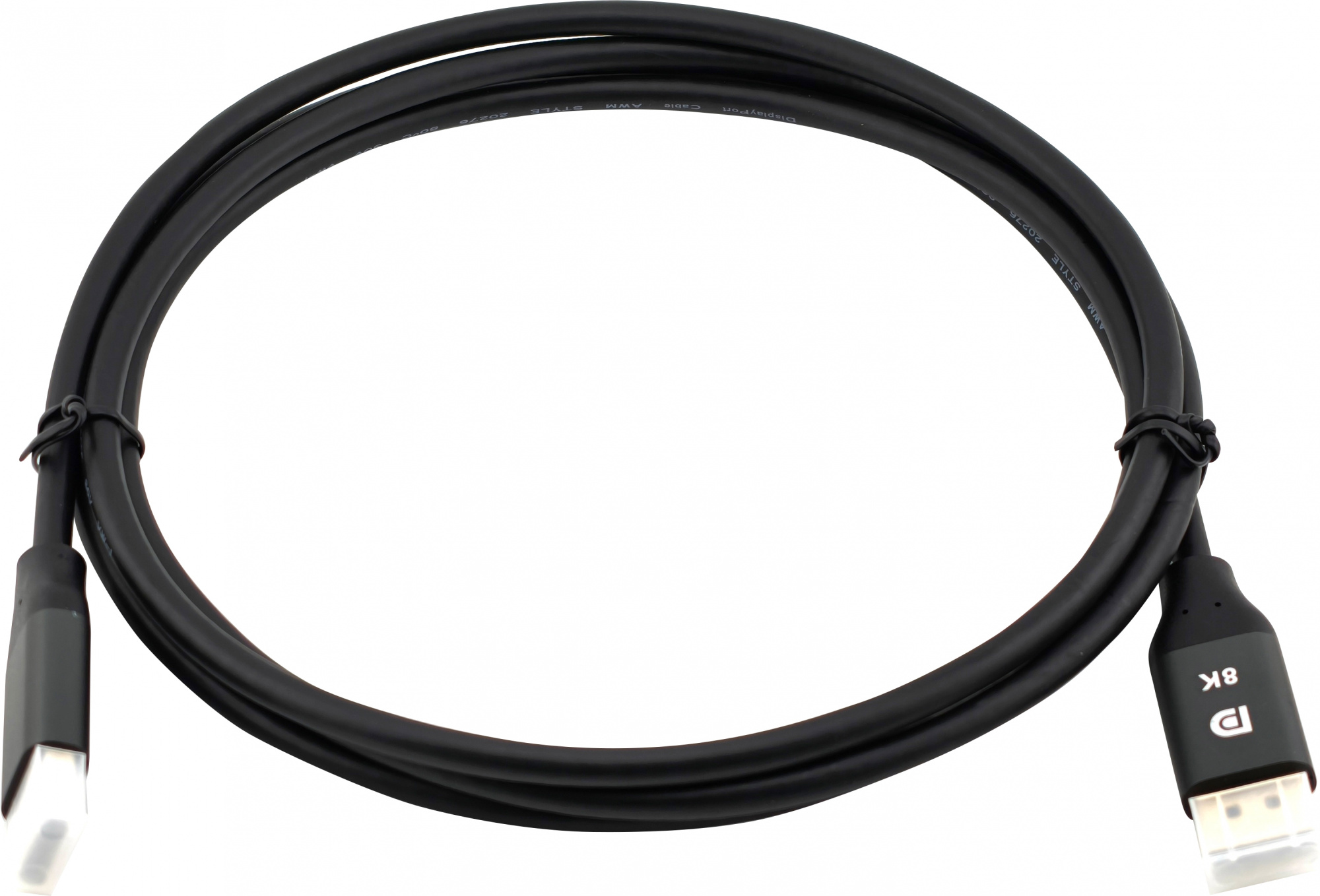 

Кабель DisplayPort(19M)-DisplayPort(19M) v1.4 4K, экранированный, 2 м, черный Cactus CS-DP-DP-1.4-2 (CS-DP-DP-1.4-2), CS-DP-DP-1.4-2