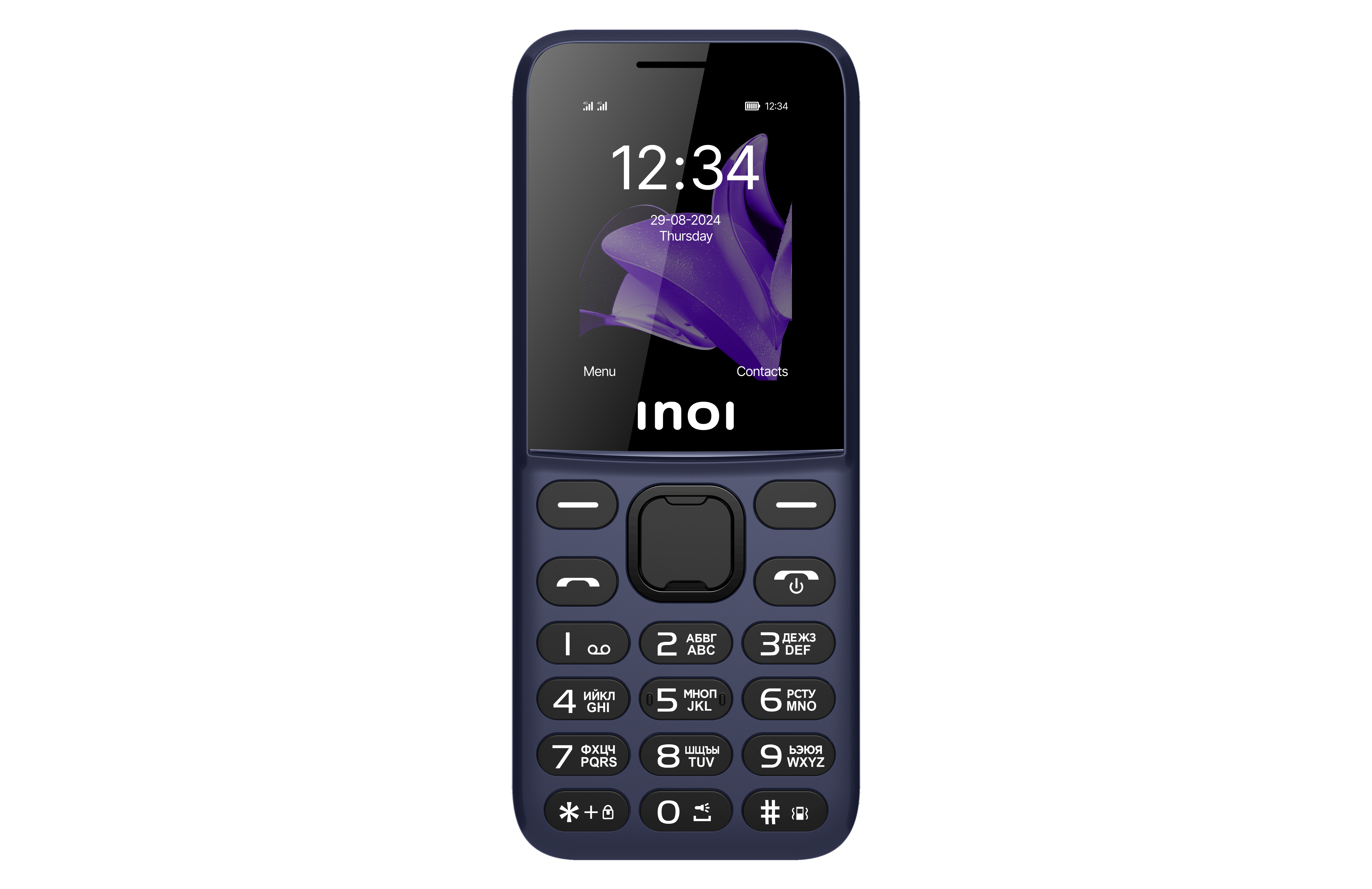 

Мобильный телефон INOI 100 Classic Lite, 1.8" TFT, 2-Sim, 800 мА·ч, micro-USB, синий, 100 Classic Lite