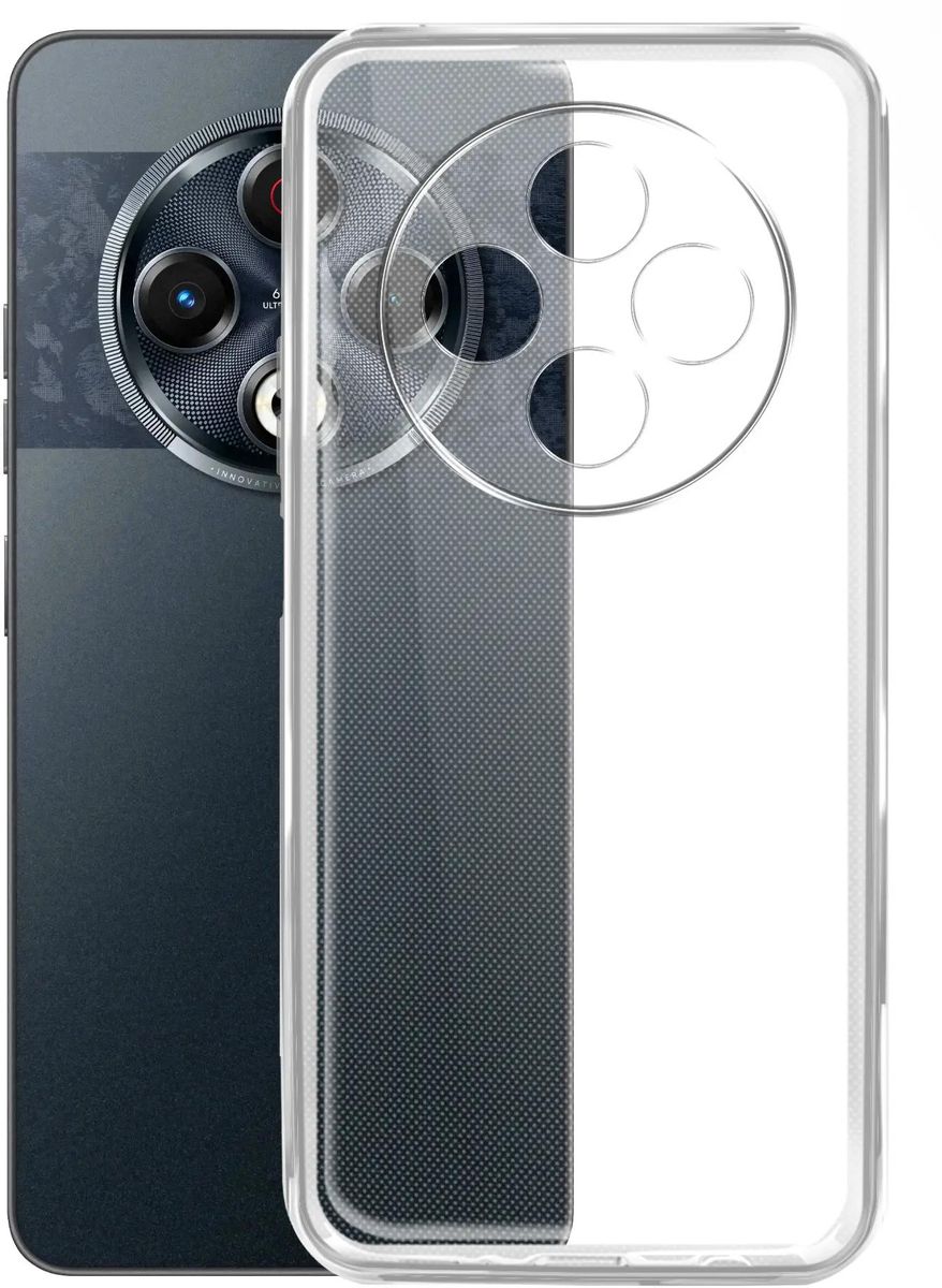 Чехол-накладка BoraSCO для смартфона TECNO Spark 30, прозрачный
