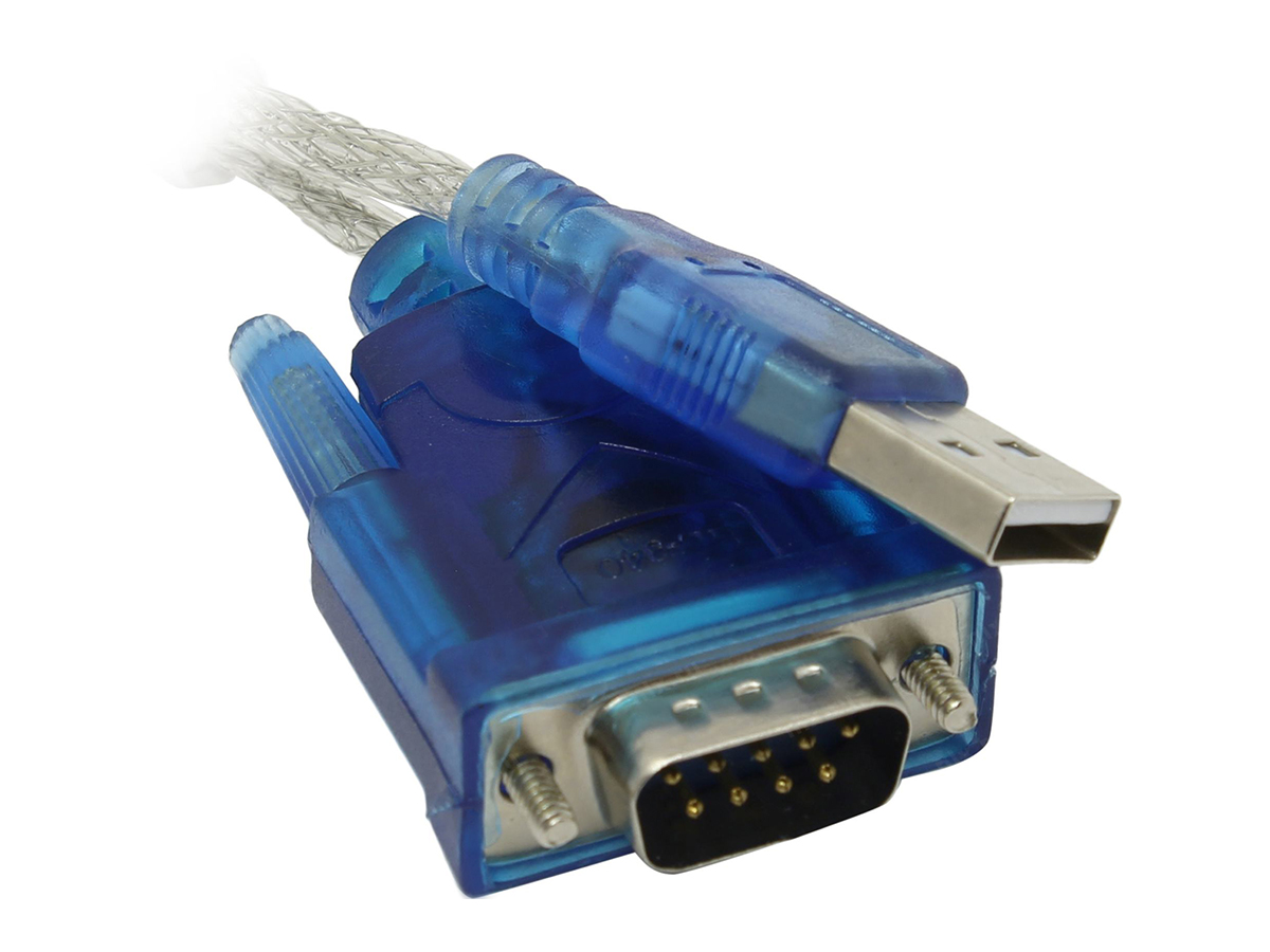 

Кабель-переходник (адаптер) USB(Am)-COM(9m), 80 см, прозрачный/голубой, ORIENT USS-102N (30677), USS-102N