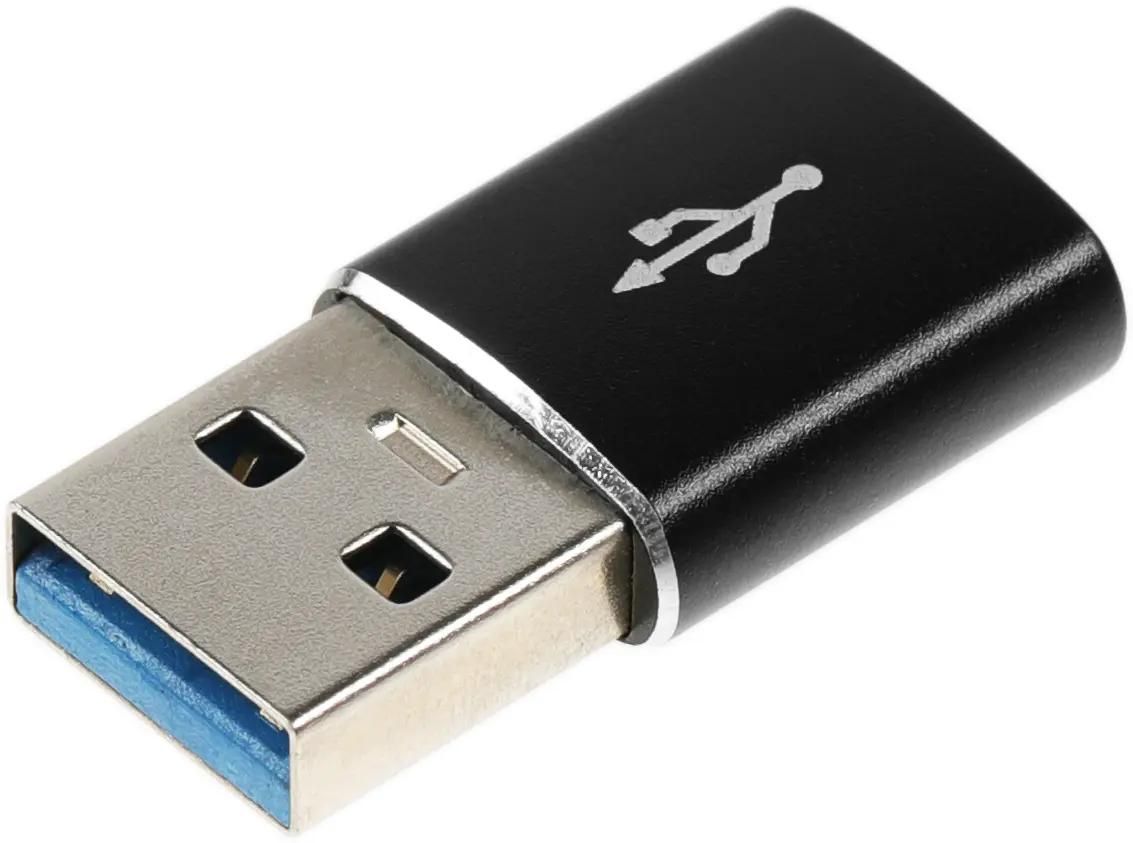 

Переходник (адаптер) USB-USB Type-C, черный, Premier 6-071-3 (6-071-3), 6-071-3