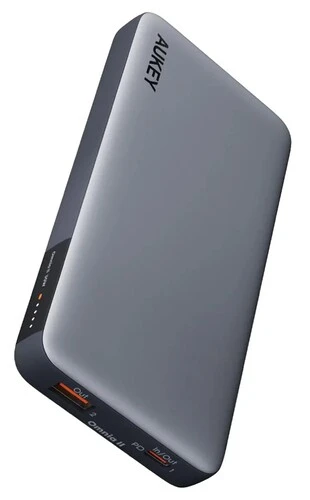 

Портативный аккумулятор (Powerbank) Aukey Sprint X 10000 30W, 10000 мА·ч, 2xUSB, 3А, Type-C, QC, серый (APB-PB-Y41), Sprint X 10000 30W