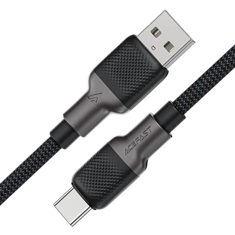 

Кабель USB-USB Type-C, 1.2 м, черный, ACEFAST C10-04 (AF-C10-04-BK), C10-04