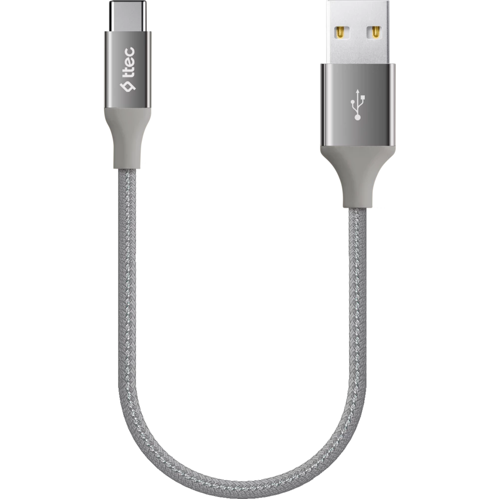 

Кабель USB-USB Type-C, 30 см, TTEC AlumiCable (2DK26UG), Серый
