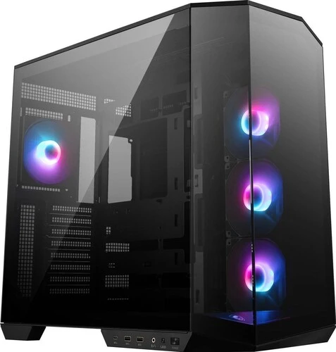 

Корпус MSI MAG Pano 100R PZ, ATX, Midi-Tower, 2xUSB 3.1, USB Type-C, RGB подсветка, черный, без БП (306-7G26R21-HH9), MAG Pano 100R PZ