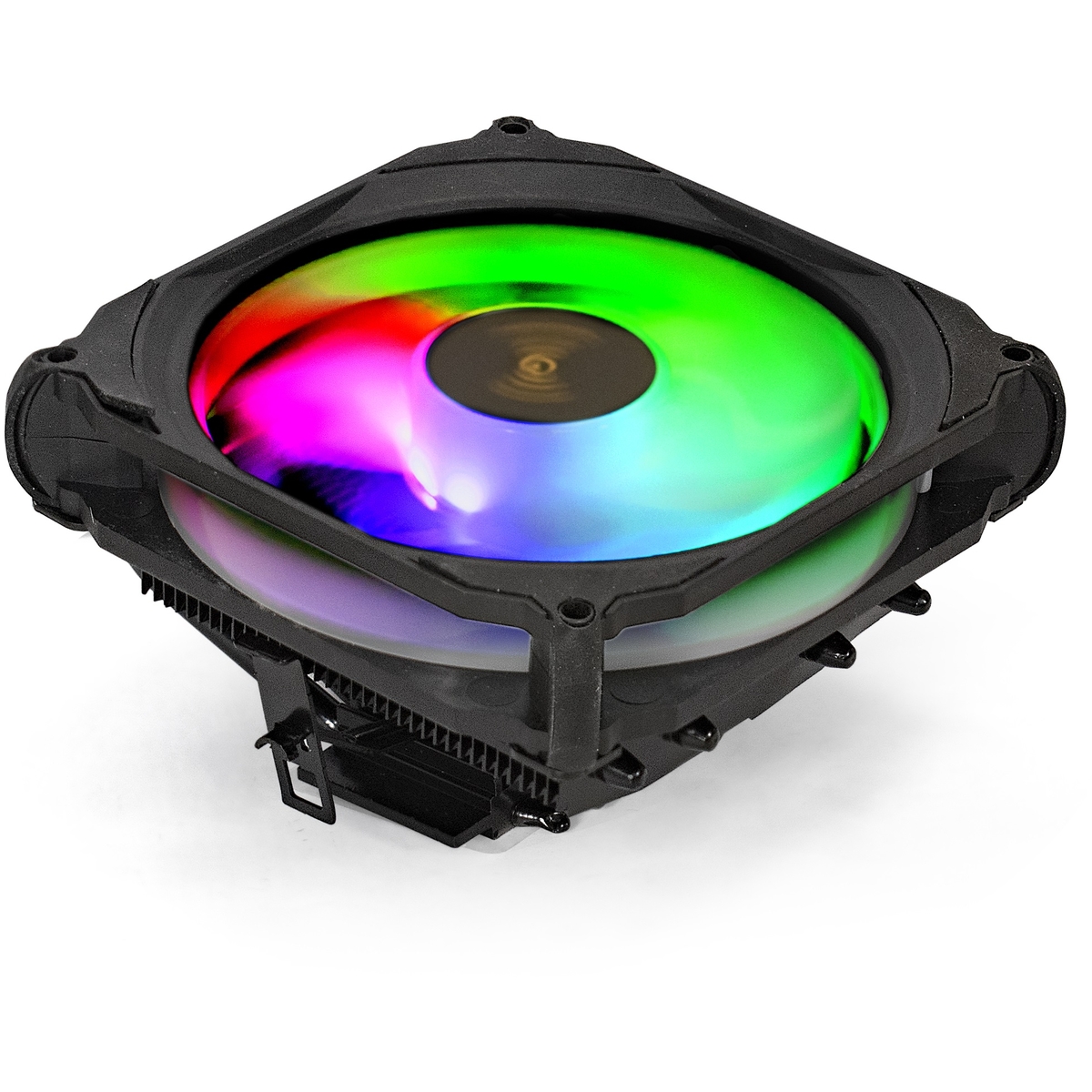 

Кулер для процессора Exegate Dark Magic EE400XL-PWM.RGB для Socket 775/115x/1200/1700/1851/AM2/AM2+/AM3/AM3+/FM1/AM4/FM2/FM2+, 120 мм, 2000rpm, 24 дБА, 125 Вт, 4-pin PWM, Al, RGB (EX286158RUS), Dark Magic EE400XL-PWM.RGB