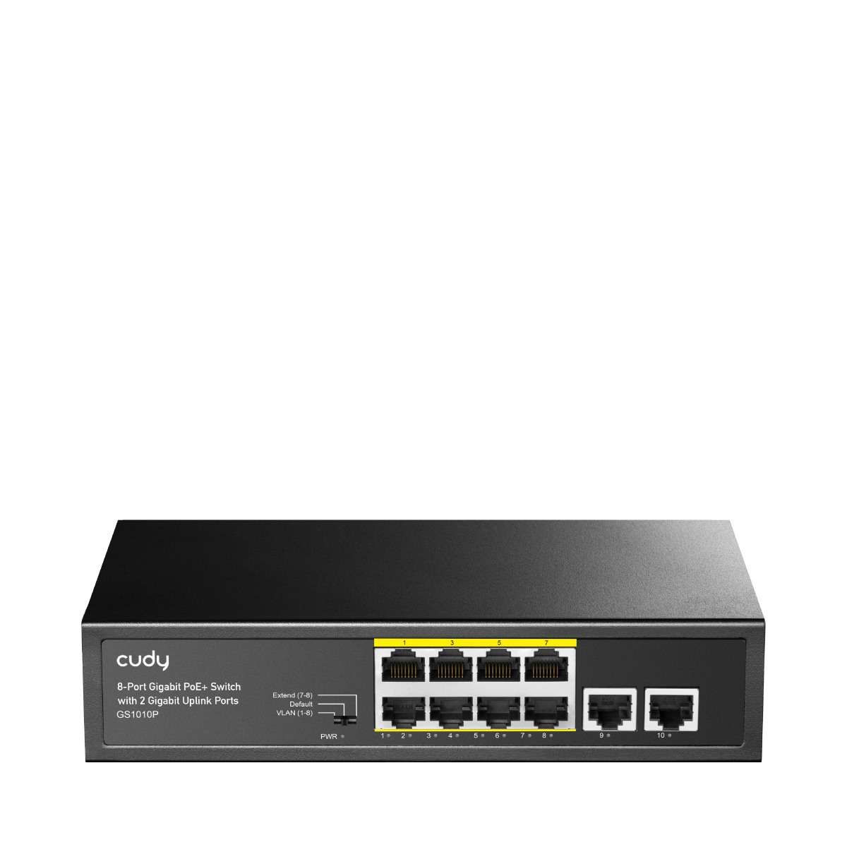 

Коммутатор Cudy GS1010P, кол-во портов: 8x1 Гбит/с, кол-во SFP/uplink: RJ-45 2x1 Гбит/с, PoE: 8x30 Вт (макс. 120 Вт), GS1010P