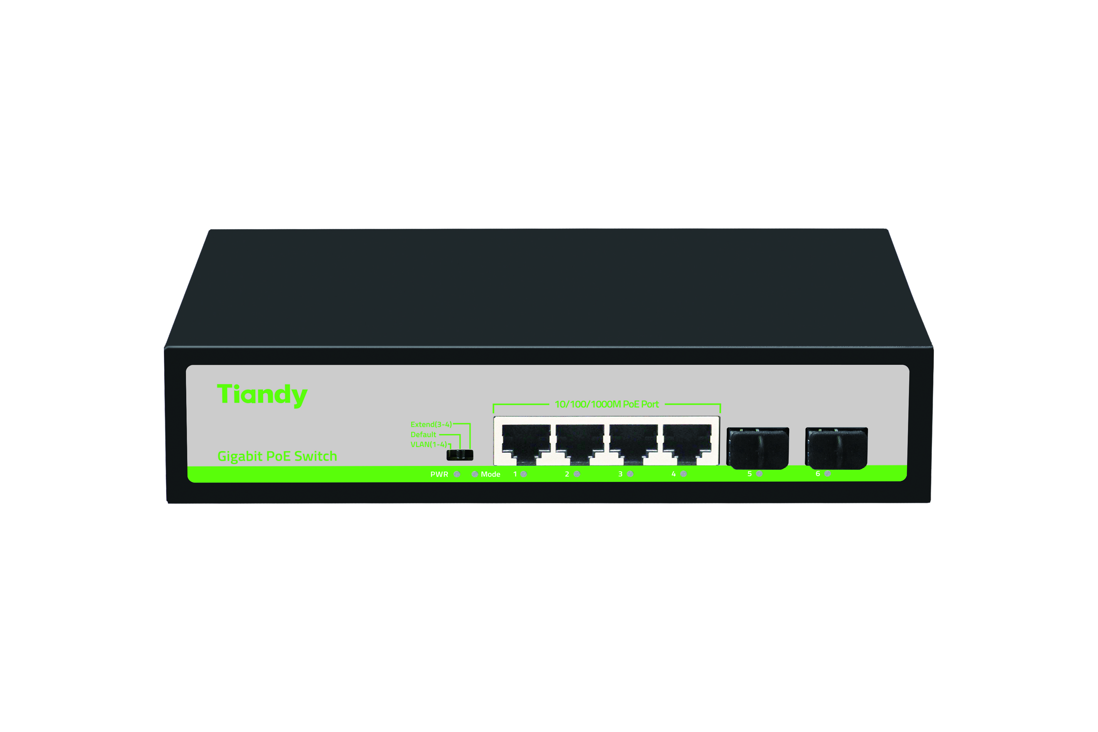 

Коммутатор Tiandy TC-P3S06, кол-во портов: 4x1 Гбит/с, кол-во SFP/uplink: SFP 2x1 Гбит/с, PoE: 4x40 Вт (макс. 60 Вт) (TC-P3S06 H/0402/AT/60), TC-P3S06
