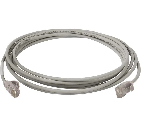 

Патч-корд UTP кат.6a, 1.5 м, RJ45-RJ45, серый, CU, LSZH, Lanmaster (LAN-PC45/28-U6A-1.5-GY)