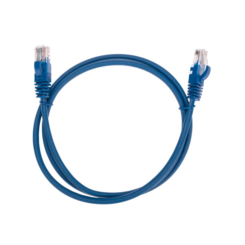 

Патч-корд UTP кат.5e, 1 м, RJ45-RJ45, синий, CU, LSZH, REXANT (02-0104-1)