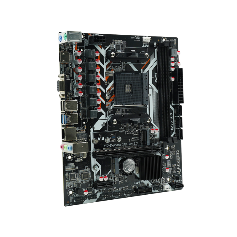 

Материнская плата AFOX A320D4-MA5-V2, SocketAM4, AMD A320, 2xDDR4, PCI-Ex16, 4SATA3, 5.1-ch, GLAN, 4 USB 3.0, VGA, HDMI, mATX, Retail, A320D4-MA5-V2