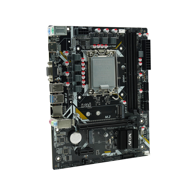 Материнская плата AFOX IH610D4-MA5-V4, Socket1700, Intel H610, mATX