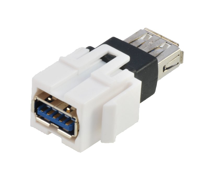 

Модуль Keystone Eurolan 16B-US-03WT, USB 3.0, 1 шт., белый (16B-US-03WT), 16B-US-03WT