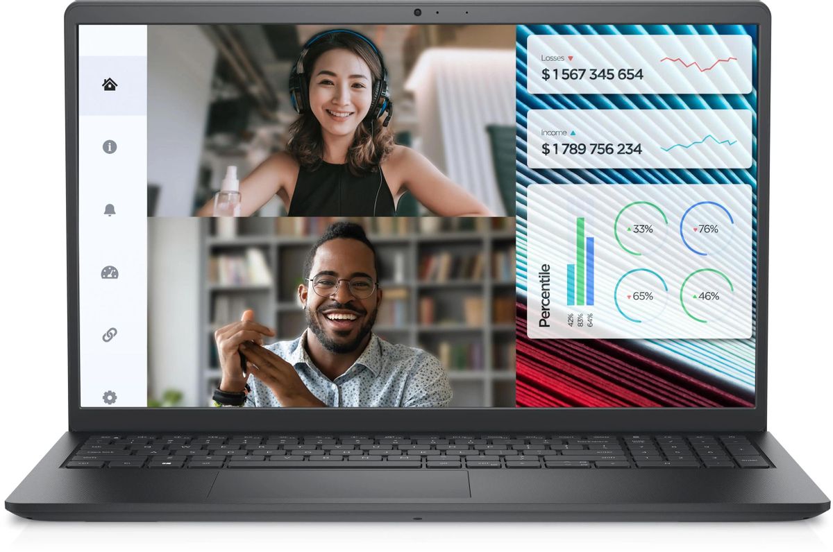 Ноутбук 15.6" Dell Vostro 3520, черный (3520-3652)