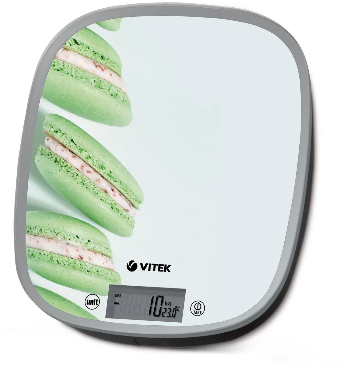 Кухонные весы Vitek VT-7985 до 10 кг, принт