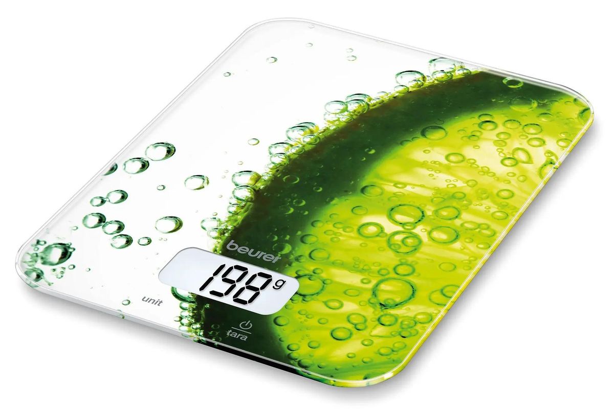 

Кухонные весы электронные BEURER KS19 fresh 5 кг, CR2032/LR44, принт (704.06), KS19 fresh