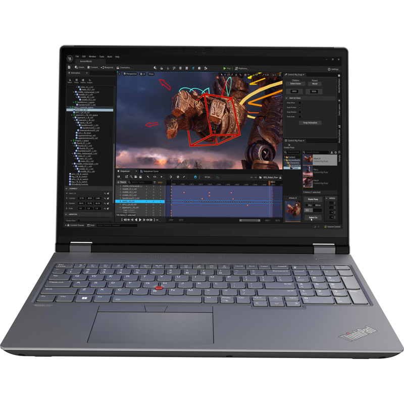 

Ноутбук Lenovo ThinkPad P16 G2 16" IPS 3840x2400, Intel Core i7 14700HX 2.1 ГГц, 32Gb RAM, 1Tb SSD, NVIDIA RTX A1000-6Gb, W11Pro, черный (21FA0050US) Английская клавиатура!