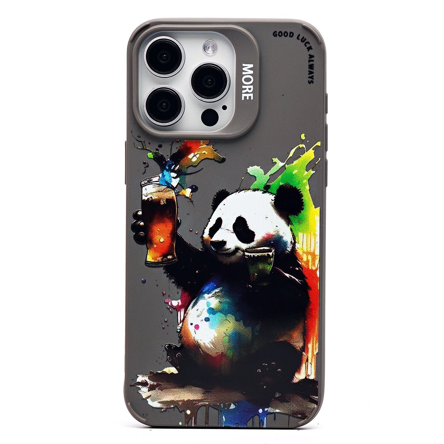 

Чехол-накладка Activ SC335 для смартфона Apple iPhone 15 Pro Max, TPU, серый (панда) (227022)