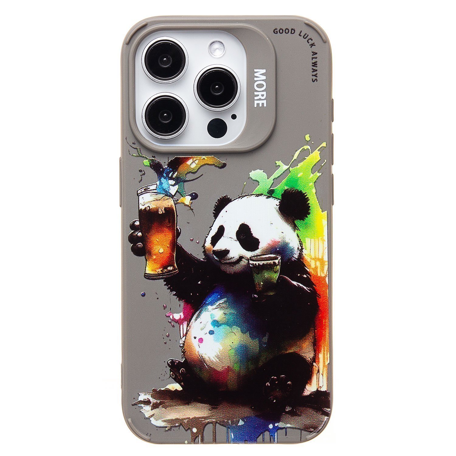 

Чехол-накладка Activ SC335 для смартфона Apple iPhone 15 Pro, TPU, серый (панда) (227028)
