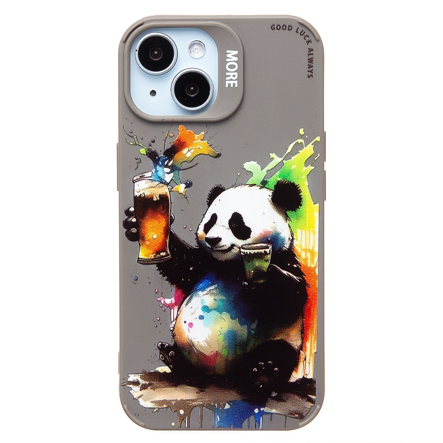

Чехол-накладка Activ SC335 для смартфона Apple iPhone 15, TPU, серый (панда) (227034)