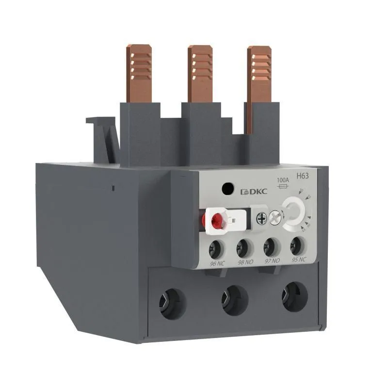 

Реле тепловое DKC YON STR5 уст. 63-80A 3P , для DSC095-105 (STR5-105-0080), STR5 уст. 63-80A 3P