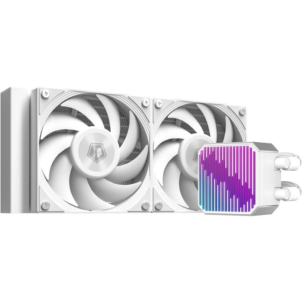 

Жидкостное охлаждение ID-COOLING DX240 MAX WHITE для Socket 115x/1200/1700/1851/AM5/AM4, 350 Вт, 2x120 мм, ARGB, белый (DX240 MAX WHITE), DX240 MAX WHITE