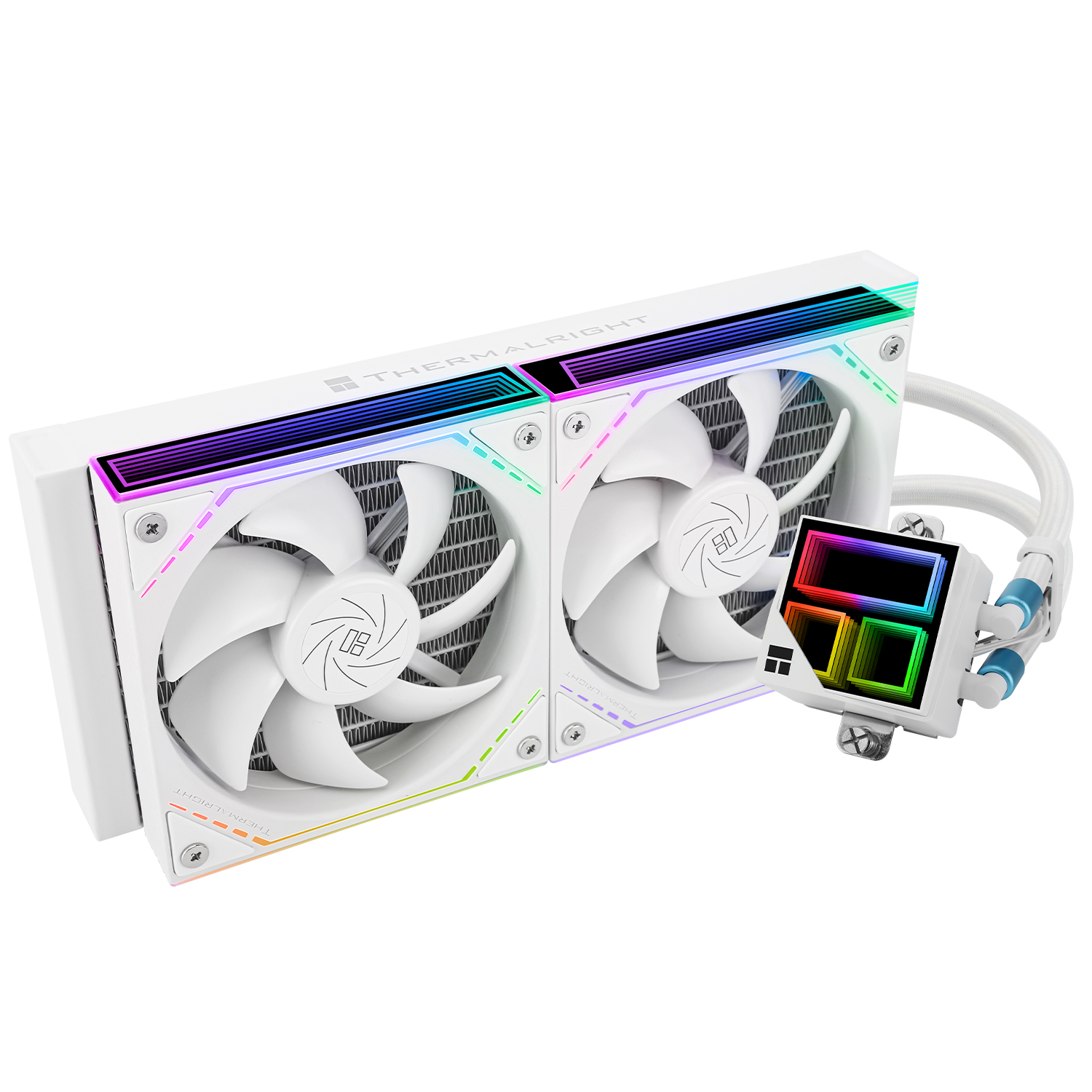 

Жидкостное охлаждение Thermalright Frozen Infinity 240 WHITE для Socket 115x/2066/2011/2011-3/1200/1700/1851/AM5/AM4, 2x120 мм, ARGB, белый (F-INFINITY-240-WH), Frozen Infinity 240 WHITE