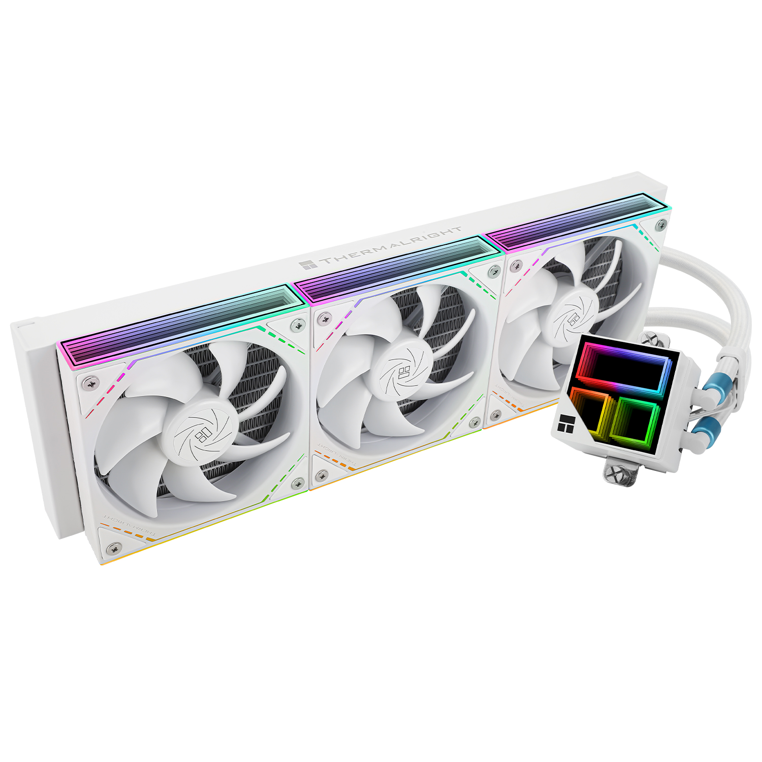 

Жидкостное охлаждение Thermalright Frozen Infinity 360 WHITE для Socket 115x/2066/2011/2011-3/1200/1700/1851/AM5/AM4, 3x120 мм, ARGB, белый (F-INFINITY-360-WH), Frozen Infinity 360 WHITE
