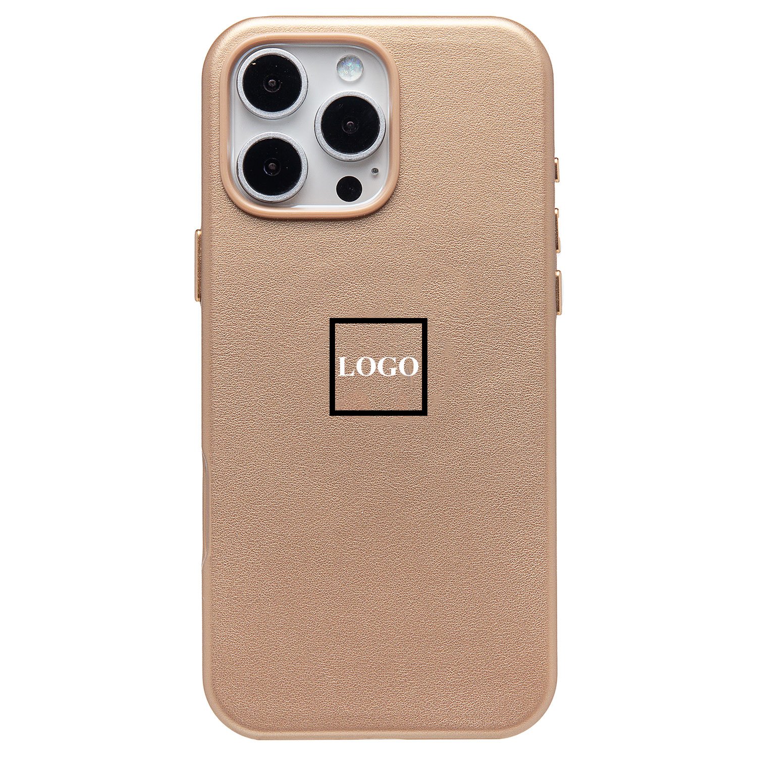 

Чехол-накладка ORG SM002 SafeMag для смартфона Apple iPhone 16 Pro Max, экокожа, золотистый (238666)