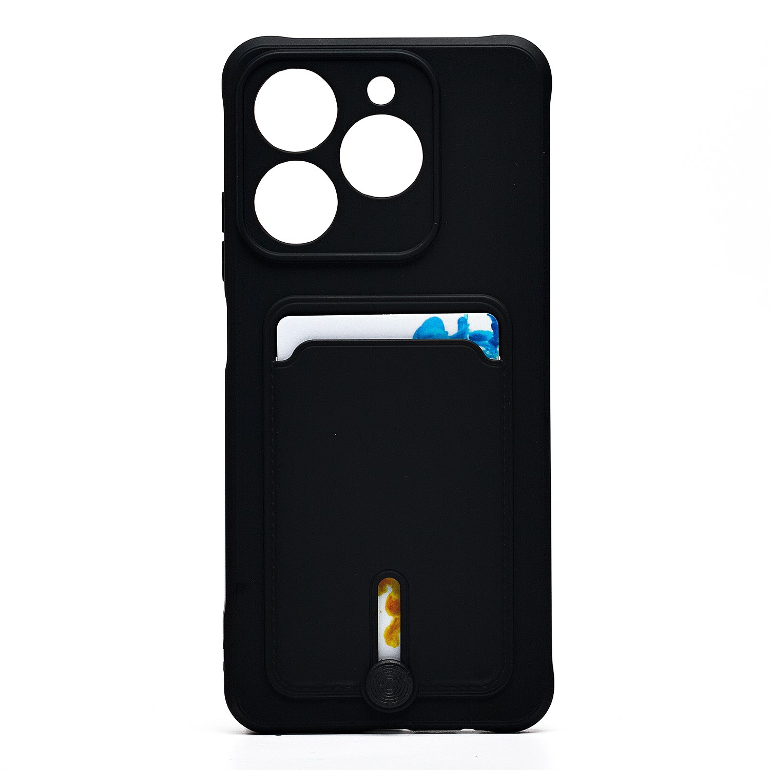 

Чехол-накладка Activ SC304 с картхолдером для смартфона Realme C61 4G Global, TPU, черный (236988)