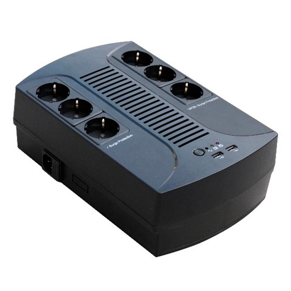 

ИБП RASKAT VS-650VA, 650 VA, 390 Вт, EURO, розеток - 3, черный (VS-650VA), VS-650VA